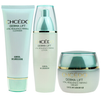 CHCEDO自然堂 【弹力紧致3件套装】 洁容霜110g+美容液100ml+菁华霜50g