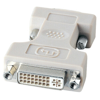 日本SANWA SUPPLY AD-DV01 DVI29针公接口（DVI-I）转HD15针公接口的转换头