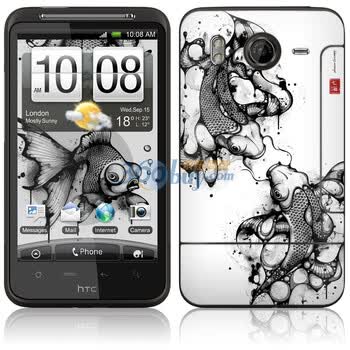 ideaSkin HTC Desire HD/G10/G7HD/A919/大坏蛋 对鲤 手机外壳保护套皮贴膜 ENDASC702078