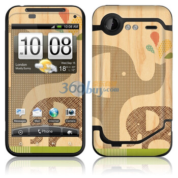 ideaSkin HTC Incredible S / G11 / 惊艳 / S710e 皮肤 大象与小象 外壳保护套皮贴膜 DAVC922128