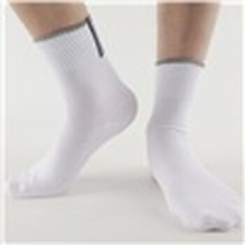PUMA 彪马 男士绣花商务休闲 短袜 漂白-海蓝 25-27cm