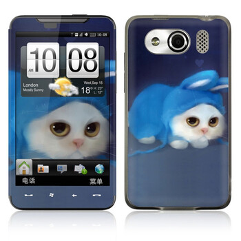 ideaSkin HTC T9199 / Z510D / 双擎 / 双擎S 像兔子的猫 机身贴膜 保护膜 皮肤 BDFD032154