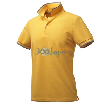 Giordano佐丹奴 Polo 男速干撞色边珠地修身Dry Polo 01010006 土黄 S