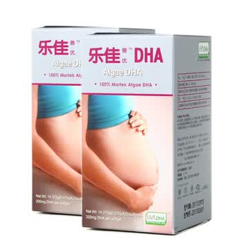 乐佳善优藻油DHA软胶囊（孕产妇型）25粒*2盒