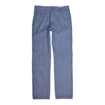 IZOD 秋季新品纯棉条纹中腰男士休闲裤 2061916205601 深蓝 190/96A(36)