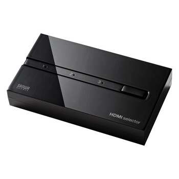 日本SANWA SUPPLY SW-HD31 高品质3D影像高清的HDMI切换器 3口输入1口输出 黑色
