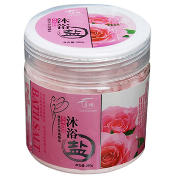 千草妍玫瑰芬芳沐浴盐（可淋浴可泡泡澡）300g