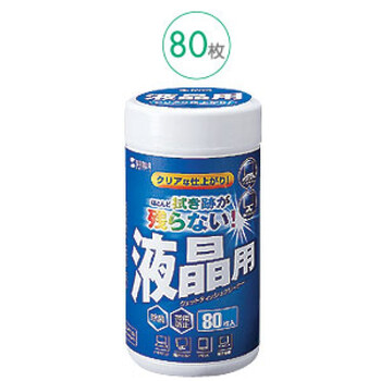 日本SANWA SUPPLY CD-WT4N-C 电脑清洁湿纸巾 80抽