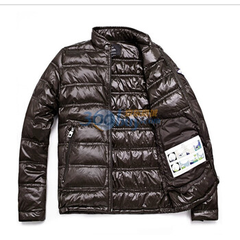 Justyle秋冬新品超薄超轻保暖时尚休闲羽绒服45113006 棕色 XXL