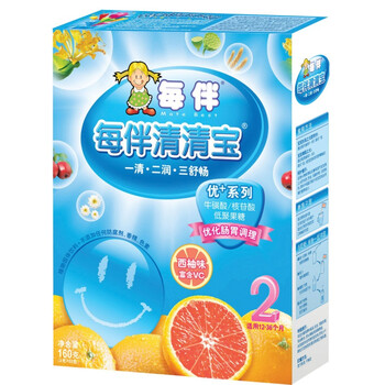 每伴优+幼儿清清宝西柚味 适合12-36个月宝宝 2段盒装