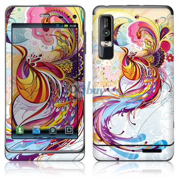 ideaSkin 摩托罗拉 ME863 /XT883/XT862/里程碑 3 皮肤 凤凰于飞 外壳保护套皮贴膜 BADB311020
