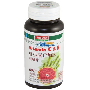 汤臣倍健维生素C加E咀嚼片1500mg/片*60片