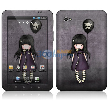 ideaSkin 三星 GALAXY Tab / P1000 / P1010 皮肤 不请自来 外壳保护套皮贴膜 DBGC262002