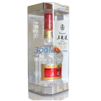 五粮液52度白酒 水晶盒装 中国名酒 500ml - 京
