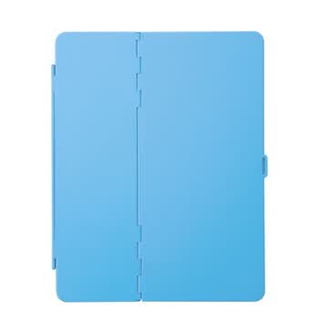 日本SANWA SUPPLY PDA-IPAD28LB 多功能IPAD2保护套 可作陈列架、支持键盘 耐热性强 浅蓝