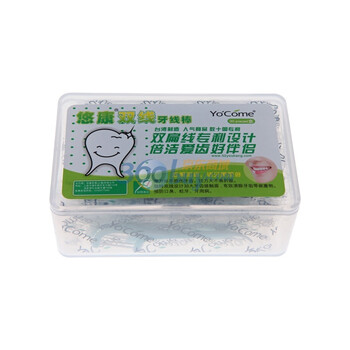 悠康双线牙线棒30支
