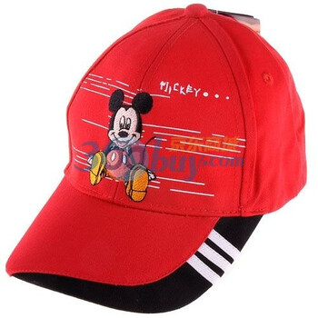 Disney/迪士尼童帽 帽子 米奇图案棒球帽KA0204 红色 54