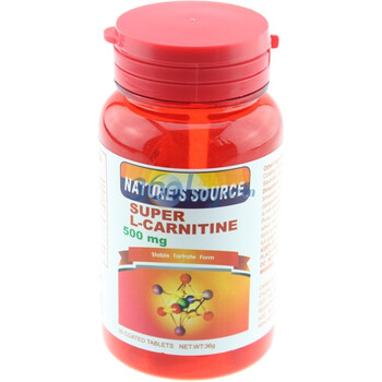 Natures Source自然源泉左旋肉碱营养片1200mg×30片×2瓶