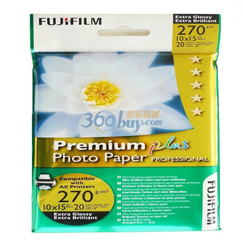 富士（FUJIFILM）喷墨4R 高光相纸 20张/包