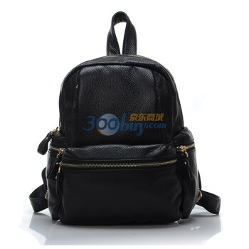 柏雅图BOYATU 2012新款真皮背包旅行全牛皮双肩背包后背包9911 黑色