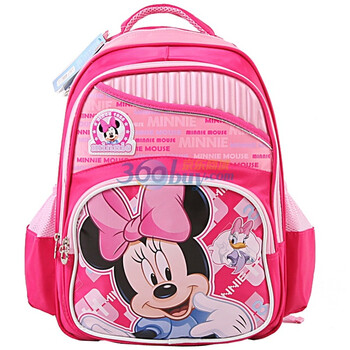 Disney 迪士尼米奇小学生书包M606032玫红