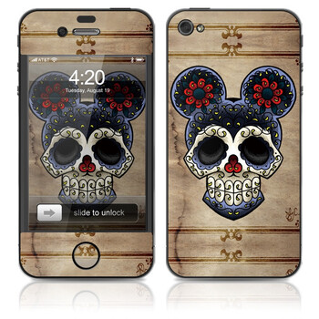 ideaSkin iPhone 4 骷髅米奇 手机外壳保护套皮贴膜 ENCJKC412032