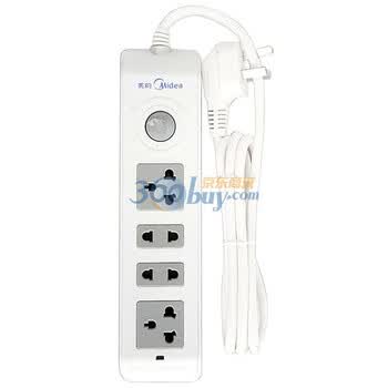 美的（Midea)M5系列 M5C22L3-A1 2位2孔2位3孔线长3米 软包装