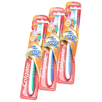 Colgate高露洁 360专业深洁牙刷 超软细毛 3支装
