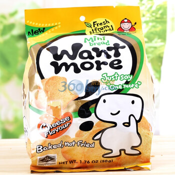 Wantmore小老板面包干芝士味50g*2袋