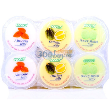 马来西亚 COCON 新可康多口味椰果果冻 4板 80g-6杯装