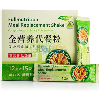 forrida活力达 全营养代餐粉 复合燕麦膳食纤维粉 12g/袋*15袋