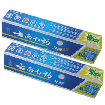 云南白药牙膏清爽薄荷型210g两支装