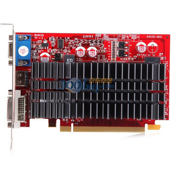 双敏（UNIKA）火旋風2 HD6450(2G)狂牛版 HYPER冰翼 625/1333 1024MB/64BITS DDR3 PCI-E显卡