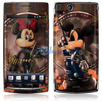ideaSkin 索尼爱立信 XPERIA arc S / LT15i / LT18i /X12 最佳拍档 外壳保护套皮贴膜 DBEC562054