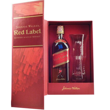 原装进口洋酒 尊尼获加红牌威士忌礼盒（Red Lable）