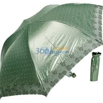 天堂伞 2012年新款系列 防紫外线 防晒 晴雨伞 3035E缘定今生 4号绿