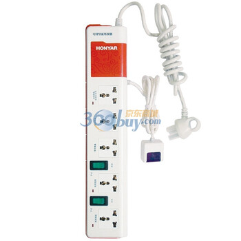 鸿雁（honyar) ZDJ52W5/D/TV/2（电视节能转换器）白色＋橙色
