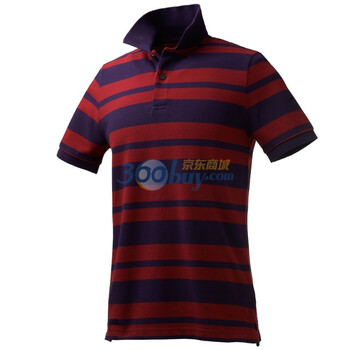 Giordano佐丹奴 Polo 男撞色自由间修身珠地Polo 01011008 紫罗兰 XL