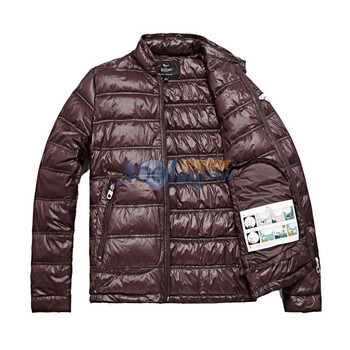 Justyle秋冬新品超薄超轻保暖时尚休闲羽绒服45113006 紫色 XXL