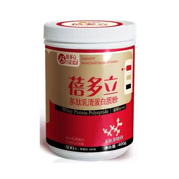 蓓多立多肽乳清蛋白质粉400克/桶