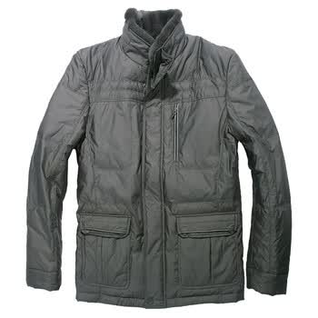 davehill 大卫山 男士立领短款羽绒服 秋冬外套 商务休闲棉服DH0711EW07 驼色CA 170/88A(M)