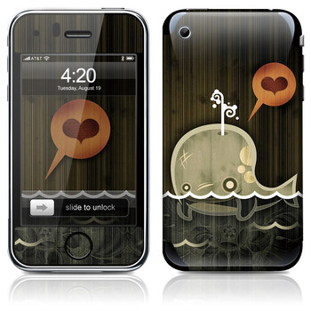 ideaSkin iPhone 3G/3GS 鲸鱼的迷恋 外壳保护套皮贴膜 ENABRC352022