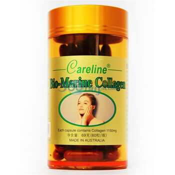 Careline凯灵柯蓝牌鱼蛋白胶囊1150mg*60粒
