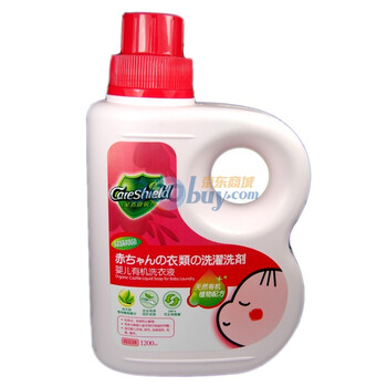 金盾康馨 婴儿有机洗衣液(除螨抑菌)1.2L*2（荷花）清洁用品