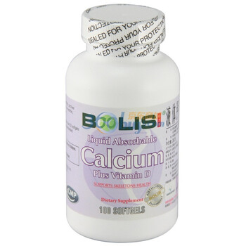 伯力斯液体钙加维生素D软胶囊2800mg*100粒