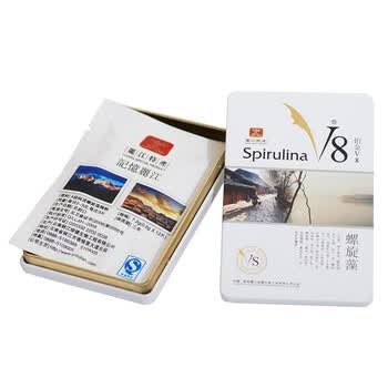 最新工艺东巴绿宝天然原料优选螺旋藻精片V8系列0.6克×12片便携装