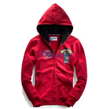 Giordano佐丹奴BSX 外套 男MINI CHE太空时尚连帽卫衣 04081700 浅粉红 XL