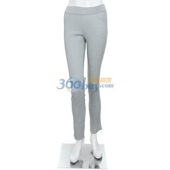 韩都衣舍 韩国休闲裤秋冬季新品弹力休闲裤LB1067L01 浅灰色 XL