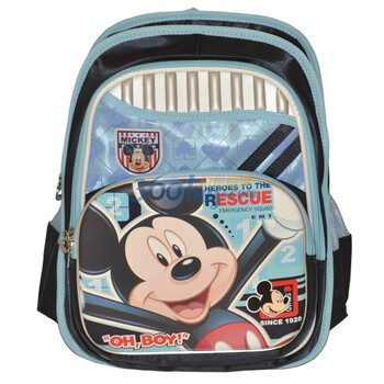 Disney迪士尼米奇涤纶小学生双肩书包SM80263藏青