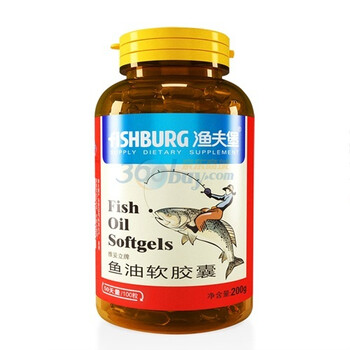 渔夫堡鱼油软胶囊1g*100粒